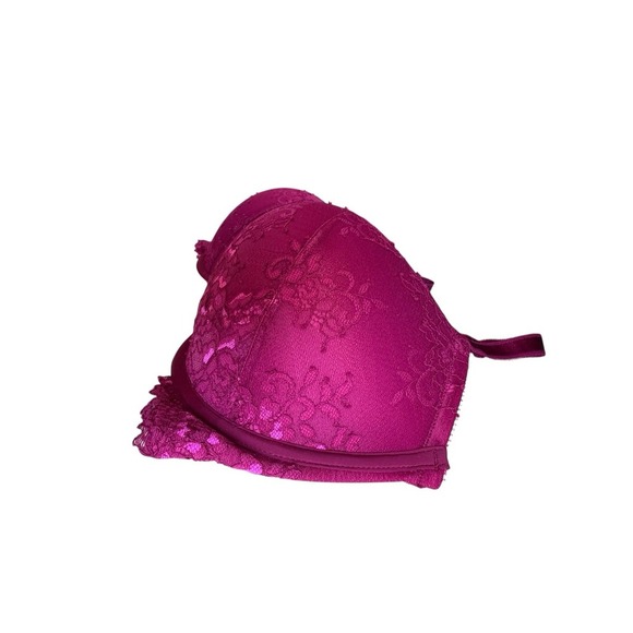TORRID Curves Deep Pink Lace Bra Size 42 F Deadstock Padded - Picture 3 of 12